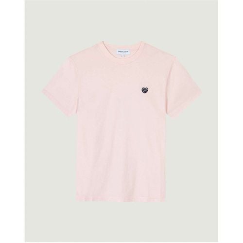 Popincourt Organic Cotton T-Shirt with Crew Neck and Short Sleeves - MAISON LABICHE - Modalova