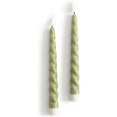 Set of 2 Caspar Twisted Wax LED Candles - LA REDOUTE INTERIEURS - Modalova