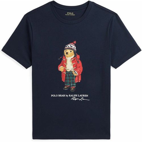 Cotton Polo Bear T-Shirt with Short Sleeves - Polo Ralph Lauren - Modalova