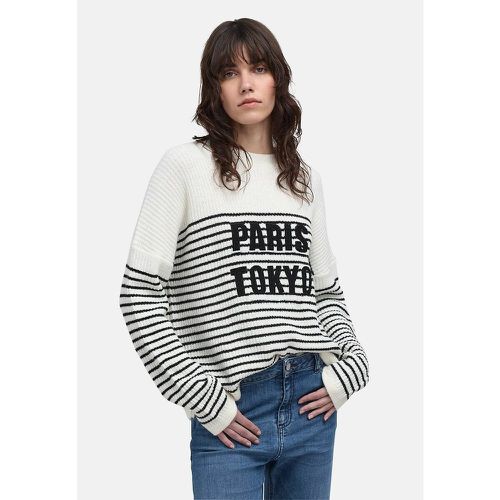 Breton Striped Jumper with Crew Neck - IKKS - Modalova