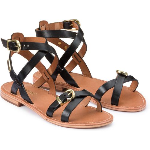 Hepana Leather Flat Sandals - LES TROPEZIENNES PAR M BELARBI - Modalova