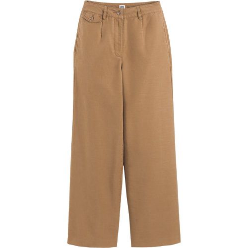 Wide Leg Trousers in Cotton Mix, Length 30.5" - LA REDOUTE COLLECTIONS - Modalova