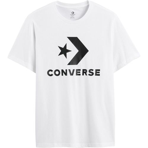 Large Star Chevron T-Shirt in Cotton with Short Sleeves - Converse - Modalova