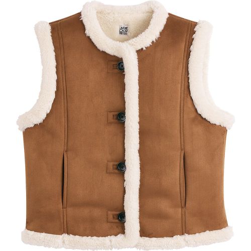 Recycled Short Winter Gilet with Button Fastening - LA REDOUTE COLLECTIONS - Modalova