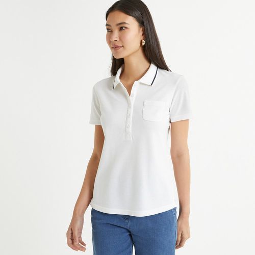 Cotton Pique Polo Shirt with Short Sleeves - Anne weyburn - Modalova