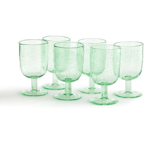 Set of 6 Faraji Bubbled Stem Glasses - LA REDOUTE INTERIEURS - Modalova