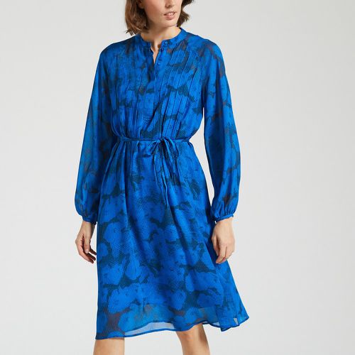 Elmy Grandad Collar Dress with Long Sleeves - SAMSOE AND SAMSOE - Modalova