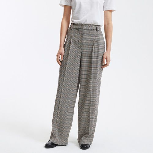 Houndstooth Check Trousers with Wide Leg, Length 30.5" - LA REDOUTE COLLECTIONS - Modalova