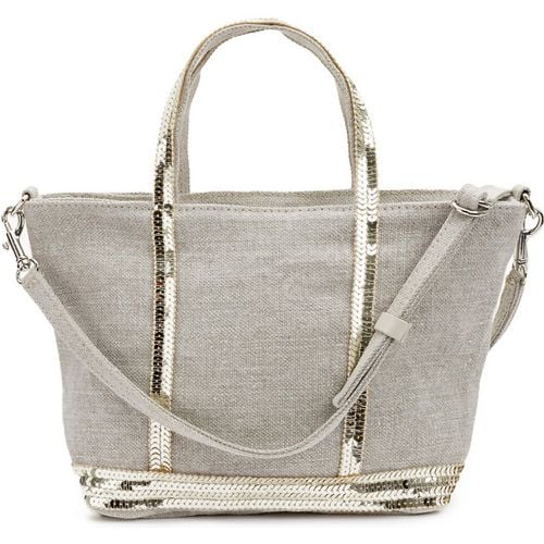 Linen XS Tote Bag with Sequin Trim - VANESSA BRUNO - Modalova