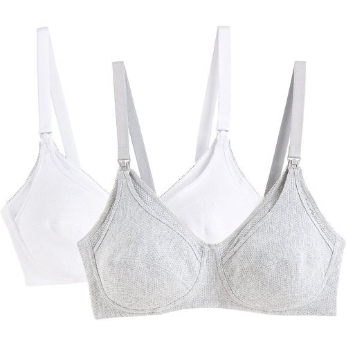 Pack of 2 Nursing Bras in Cotton - LA REDOUTE COLLECTIONS - Modalova