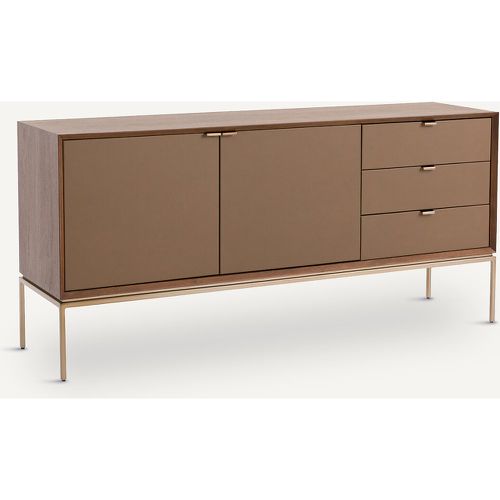 Delina Walnut & Leather Sideboard - AM.PM - Modalova