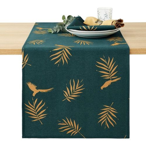 Cancun Tropical Anti-Stain Cotton Table Runner - SO'HOME - Modalova