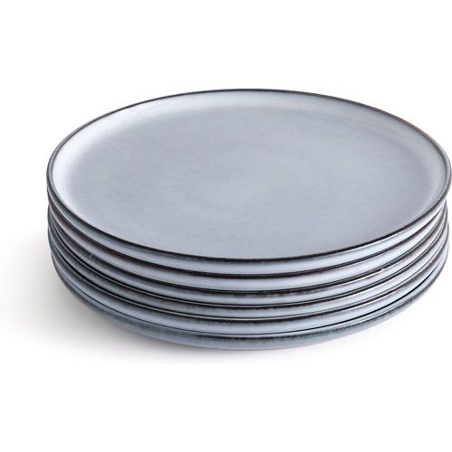 Set of 6 Bambyo Enamelled Stoneware Plates - LA REDOUTE INTERIEURS - Modalova