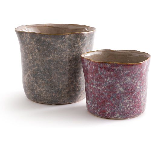 Set of 2 Oasia 13cm & 17cm Diameter Ceramic Flower Pots - LA REDOUTE INTERIEURS - Modalova