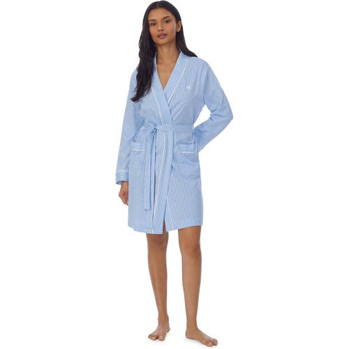 Striped Kimono Bathrobe in Jersey Cotton - Lauren Ralph Lauren - Modalova