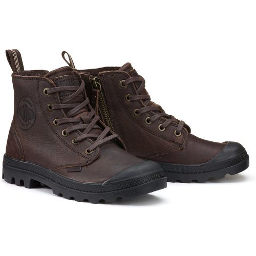 Pampa Hi Zip Walking Boots in Leather - Palladium - Modalova