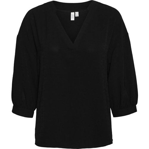 Puff Sleeve Blouse with V-Neck - Vero Moda - Modalova