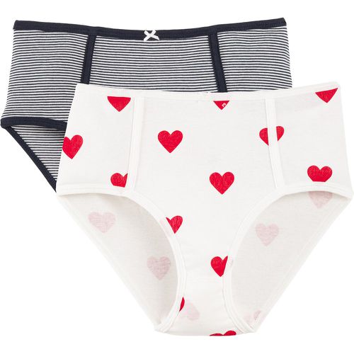 Pack of 2 Full Knickers in Cotton - PETIT BATEAU - Modalova