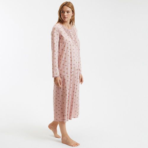 Floral Cotton Nightdress with Long Sleeves - Anne weyburn - Modalova