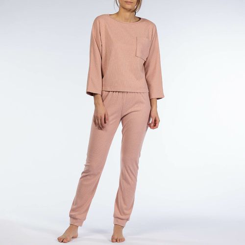 Snug Ribbed Lounge Pyjamas - MELISSA BROWN - Modalova