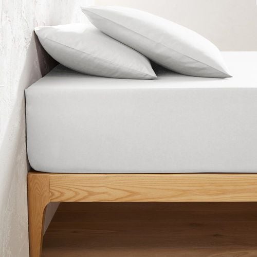 Scenario Plain 100% Cotton Fitted Sheet for Deep Mattresses (32cm) - LA REDOUTE INTERIEURS - Modalova