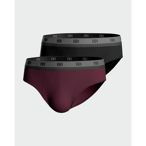 Pack of 2 Plain Briefs - IMPETUS - Modalova