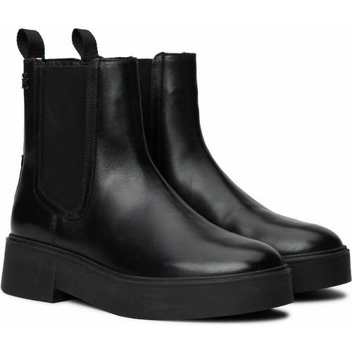 Minimal Leather Chelsea Boots - Tommy Hilfiger - Modalova