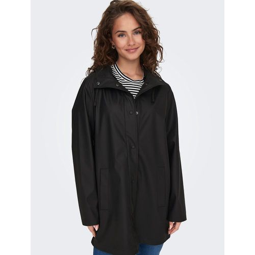 Hooded Waxed Jacket - Only - Modalova