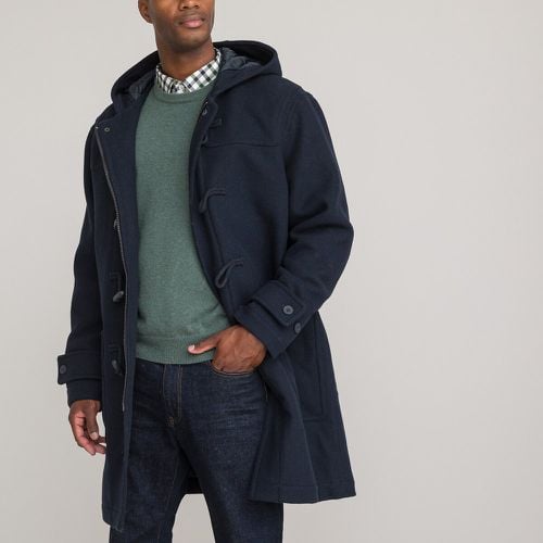 Oversize Hooded Duffle Coat in Wool Blend - LA REDOUTE COLLECTIONS - Modalova