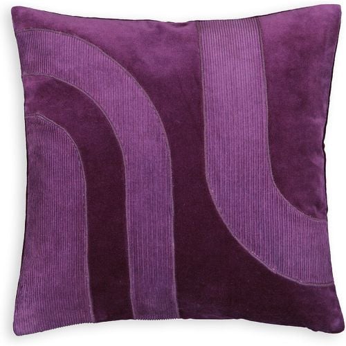 Brimo Textured 100% Cotton Velvet 40 x 40cm Cushion Cover - LA REDOUTE INTERIEURS - Modalova