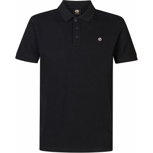 Cotton Polo Shirt with Short Sleeves - PETROL INDUSTRIES - Modalova