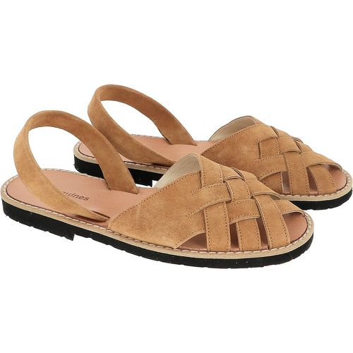 Avarca Compostelle Leather Sandals with Flat Heel - MINORQUINES - Modalova