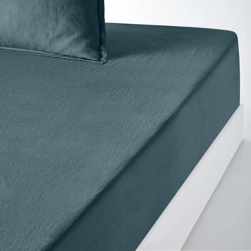 Linot 35cm High 100% Washed Fitted Sheet - LA REDOUTE INTERIEURS - Modalova