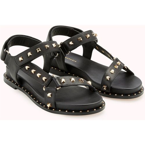 Hinata Leather Flat Sandals - COSMOPARIS - Modalova