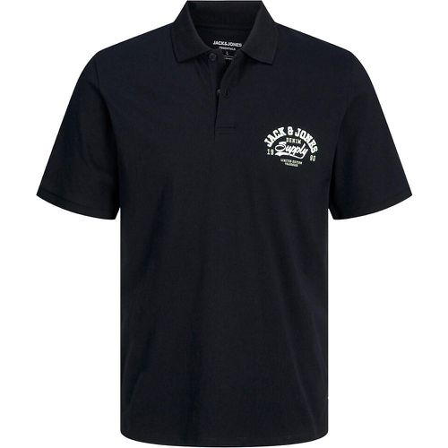 Logo Print Polo Shirt in Cotton - jack & jones - Modalova