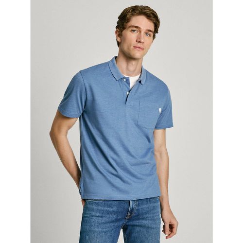 Cotton Mix Polo Shirt in Regular Fit with Pocket - Pepe Jeans - Modalova