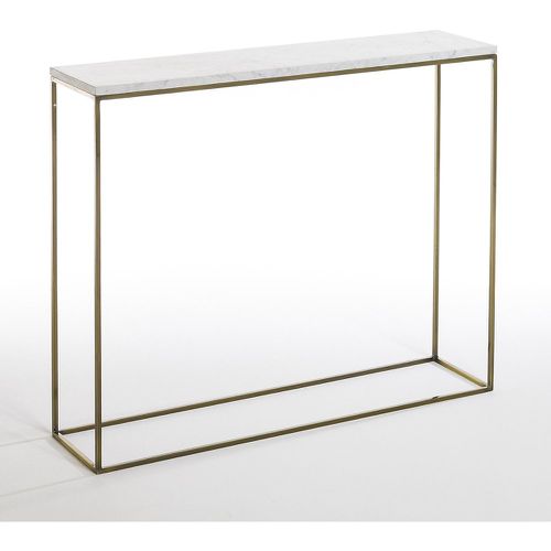 Mahaut Aged Brass & Marble Console Table - AM.PM - Modalova