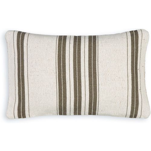 Minille Rectangular Striped Cotton & Jute Cushion Cover - LA REDOUTE INTERIEURS - Modalova