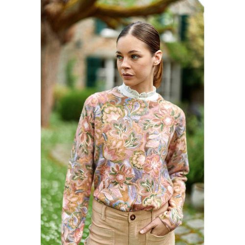 Melis Floral Print Jumper with Crew Neck - LA PETITE ETOILE - Modalova