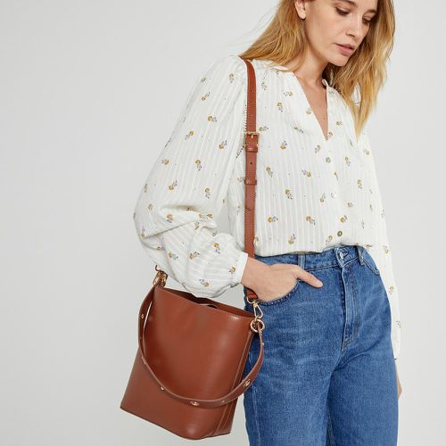 Leather Bucket Bag - LA REDOUTE COLLECTIONS - Modalova