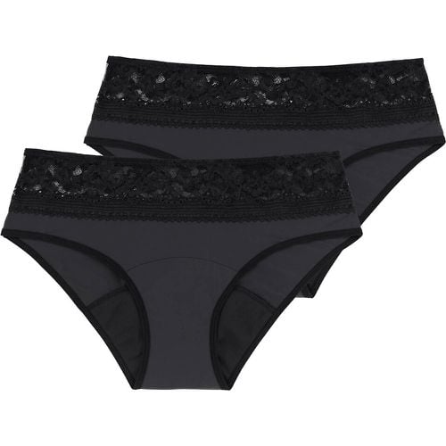 Pack of 2 Eco Moon Lace Period Knickers - Dorina - Modalova