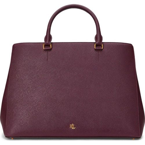 Hanna Large Leather Handbag - Lauren Ralph Lauren - Modalova