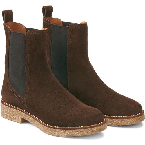 Suede Chelsea Boots with Crêpe Sole - LA REDOUTE COLLECTIONS - Modalova