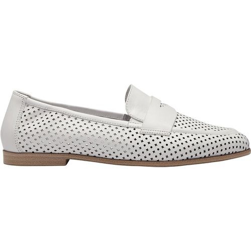 Leather Perforated Loafers - tamaris - Modalova