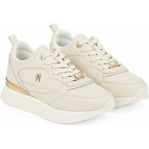 Feminine Court Leather Trainers - Tommy Hilfiger - Modalova