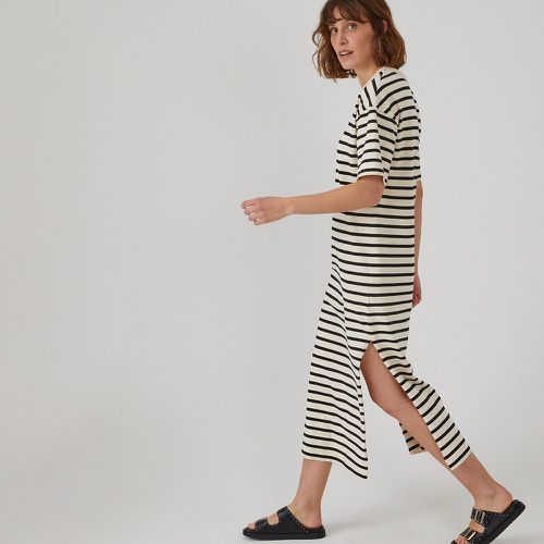 Striped Cotton T-Shirt Dress - LA REDOUTE COLLECTIONS - Modalova