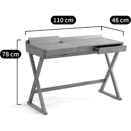 Brixton Oak Desk by E. Gallina - AM.PM - Modalova