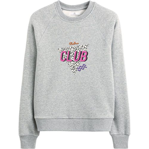 Slogan Print Cotton Sweatshirt - LA REDOUTE COLLECTIONS - Modalova