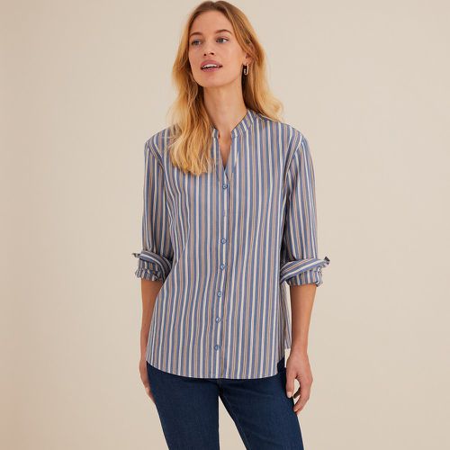 Grandad Collar Shirt with Long Sleeves - Anne weyburn - Modalova