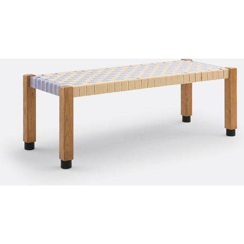 Sanglé-Singlé Solid Oak and Woven Strap Bench - MAMA SHELTER X LA REDOUTE INTERIEURS - Modalova